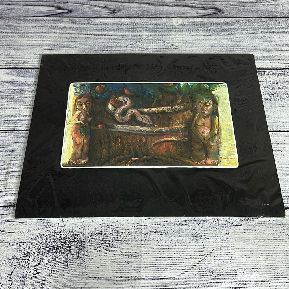 Vova Pailodze Surrealism Adam & Eve Theme Original Art PRINT